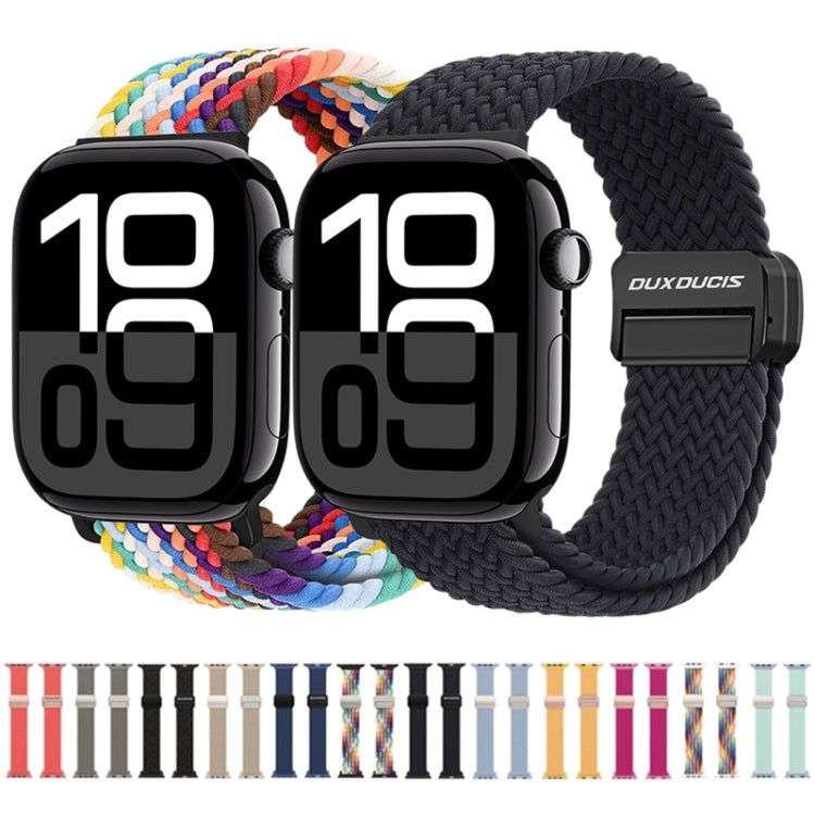 For Apple Watch Series 5 40mm DUX DUCIS Mixture Pro Series Magnetic Buckle Nylon Braid Watch Band(Light Mint) - Watch Bands by DUX DUCIS | Online Shopping UK | buy2fix