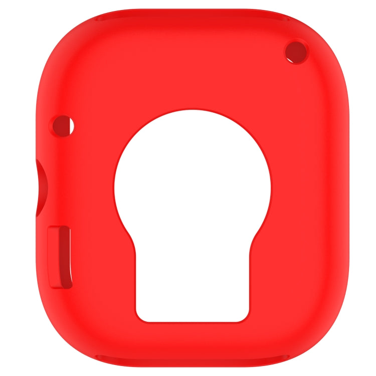 For Redmi Watch 4 Silicone Smart Watch Protective Case(Red) - Watch Cases by buy2fix | Online Shopping UK | buy2fix