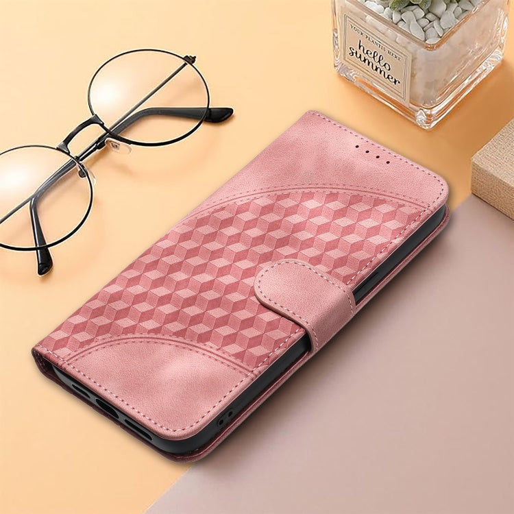 For Xiaomi 14 Pro YX0060 Elephant Head Embossed Phone Leather Case with Lanyard(Pink) - 14 Pro Cases by buy2fix | Online Shopping UK | buy2fix