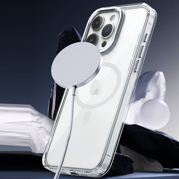 For iPhone 11 Pro Max MagSafe Magnetic Clear Phone Case(Transparent) - iPhone 11 Pro Max Cases by buy2fix | Online Shopping UK | buy2fix