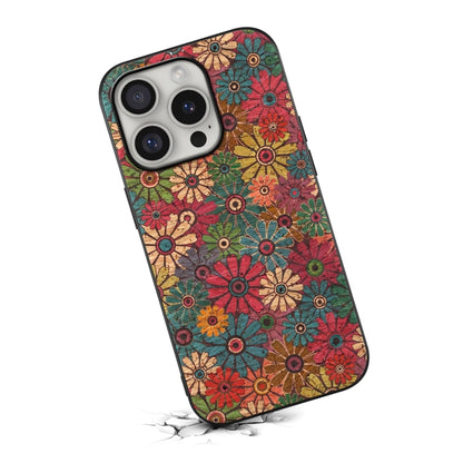 For iPhone 16 Pro Four Seasons Flower Language Series TPU Phone Case(Spring Green) - iPhone 16 Pro Cases by buy2fix | Online Shopping UK | buy2fix