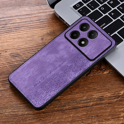 For Xiaomi Redmi K70 Pro AZNS 3D Embossed Skin Feel Phone Case(Purple) - K70 Pro Cases by AZNS | Online Shopping UK | buy2fix