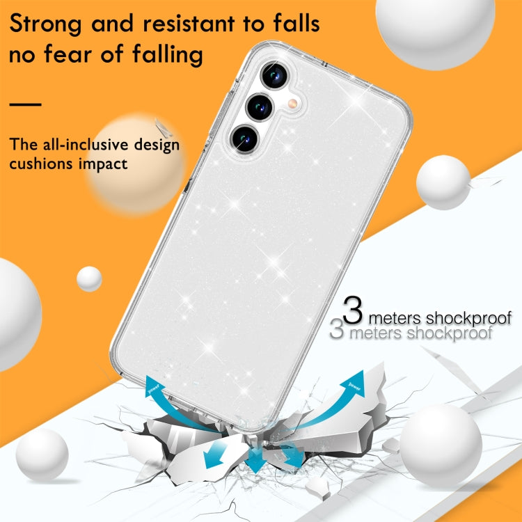 For Samsung Galaxy A55 5G Terminator Style Shockproof Phone Case(White) - Galaxy Phone Cases by buy2fix | Online Shopping UK | buy2fix