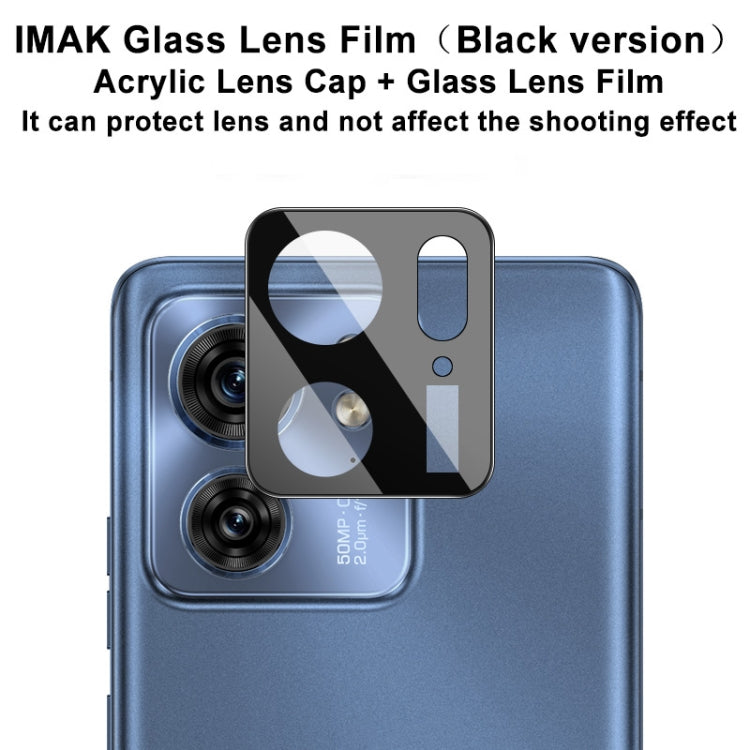 For Motorola Edge 40 5G imak High Definition Integrated Glass Lens Film Black Version - Other by imak | Online Shopping UK | buy2fix