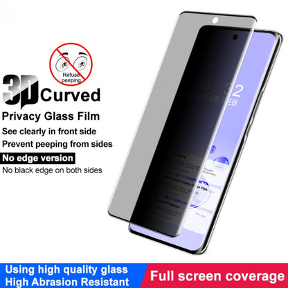 For Honor X50 GT 5G imak No Edge Version 3D Curved Privacy Full Screen Tempered Glass Film - Honor Tempered Glass by imak | Online Shopping UK | buy2fix