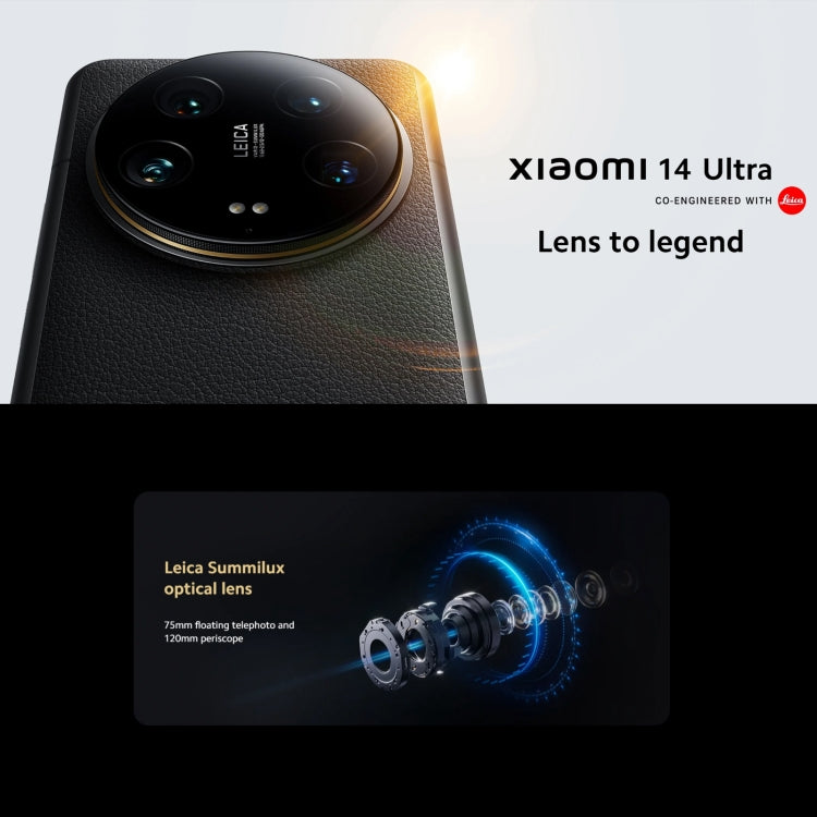 Xiaomi 14 Ultra, 16GB+512GB,  6.73 inch Xiaomi HyperOS Snapdragon 8 Gen 3 Octa Core 4nm up to 3.3GHz, NFC, Network: 5G(Black) - Xiaomi MI by Xiaomi | Online Shopping UK | buy2fix