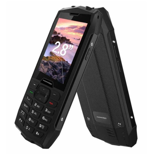 HAMTOD H3 Rugged Phone, EU Version, 2.8 inch T107 ARM CortexTM A7 Quad-core 1.0GHz, Network: 4G, VoLTE, BT, SOS(Black) - Other by HAMTOD | Online Shopping UK | buy2fix