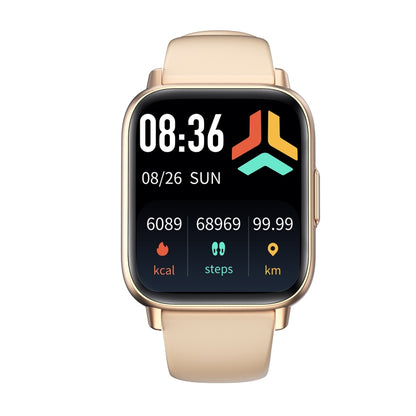 DM05 1.83 inch BT5.2 Smart Sport Watch, Support Sleep / Heart Rate / Blood Oxygen / Temperature / Heart Sugar/ Blood Pressure Health Monitor(Gold) - Smart Watches by buy2fix | Online Shopping UK | buy2fix