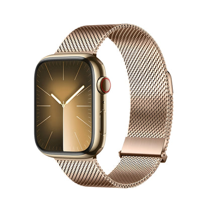 For Apple Watch SE 2023 44mm DUX DUCIS Milanese Pro Series Stainless Steel Watch Band(Gold) - Watch Bands by DUX DUCIS | Online Shopping UK | buy2fix