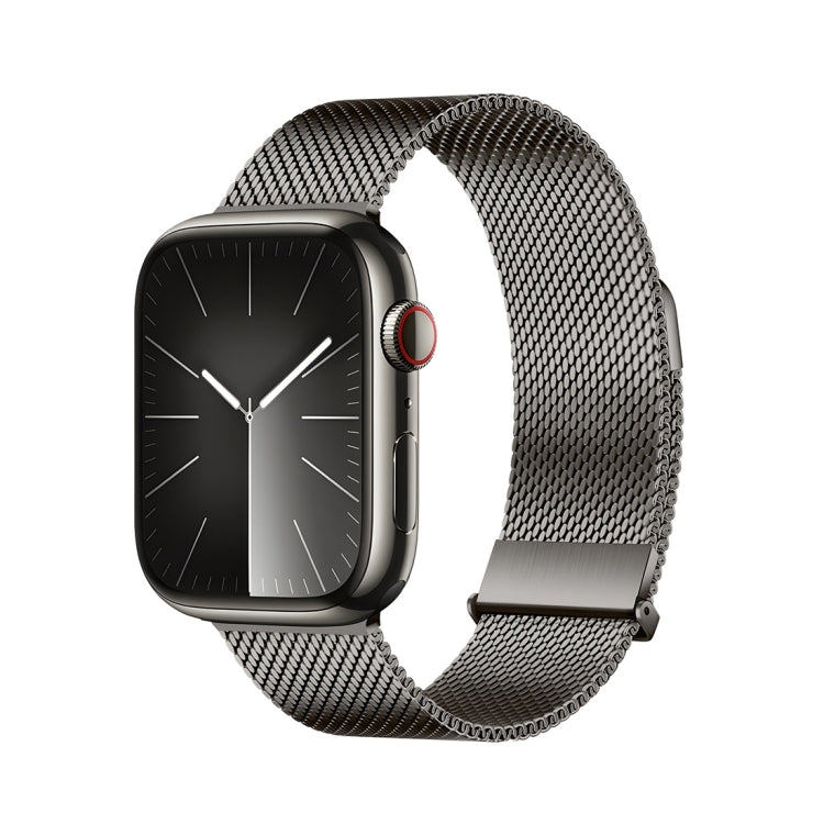 For Apple Watch Series 6 44mm DUX DUCIS Milanese Pro Series Stainless Steel Watch Band(Graphite) - Watch Bands by DUX DUCIS | Online Shopping UK | buy2fix