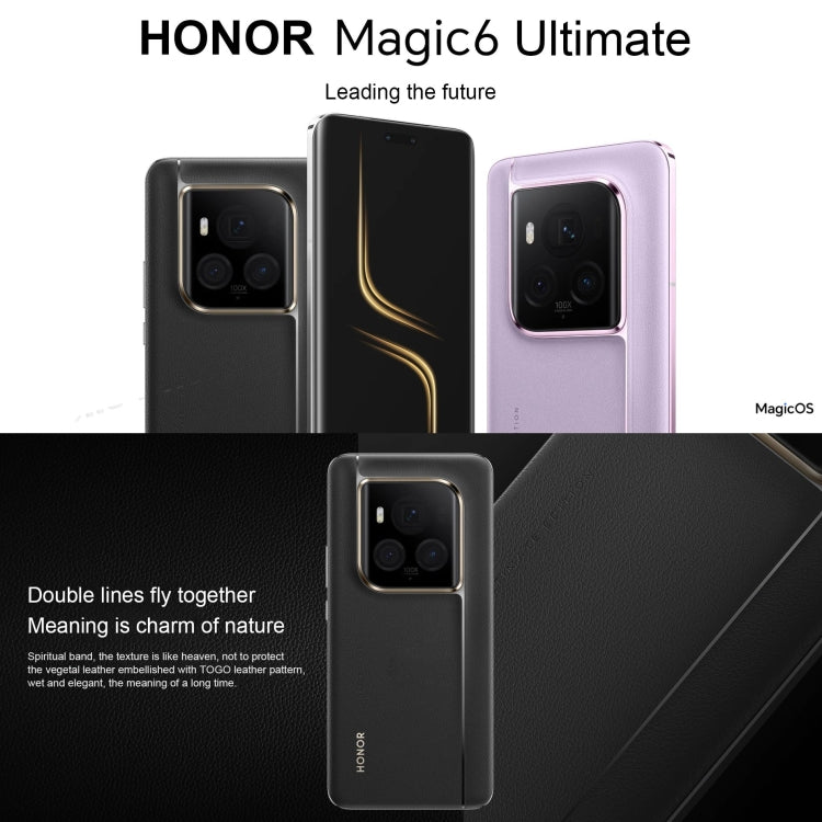 Honor Magic6 Ultimate, 16GB+1TB,  6.8 inch Magic OS 8.0 Snapdragon 8 Gen 3 Octa Core up to 3.3GHz, Network: 5G, OTG, NFC, Support Google Play(Black) - Honor by Huawei | Online Shopping UK | buy2fix