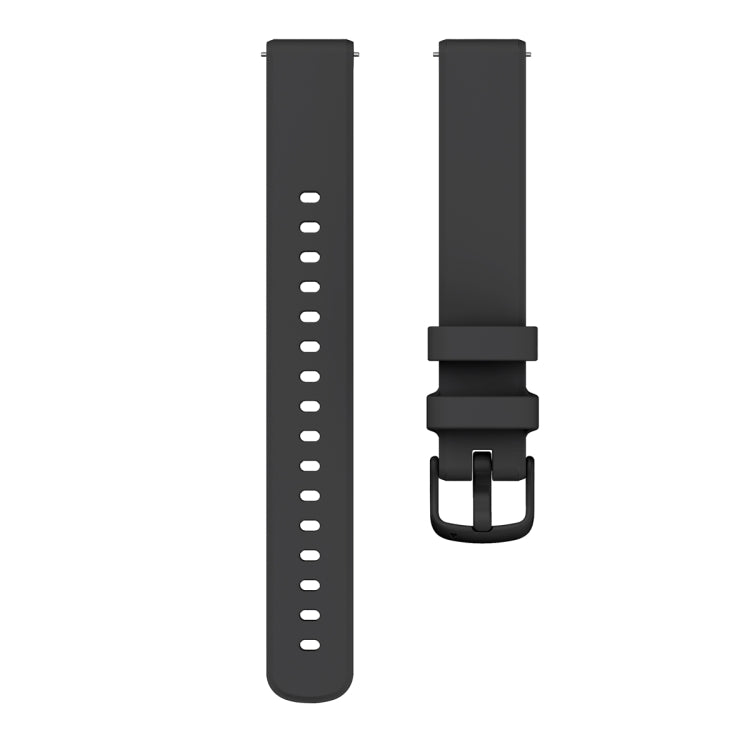 For Garmin Lily 2 Silicone Watch Band Wristband(Black) - Watch Bands by buy2fix | Online Shopping UK | buy2fix