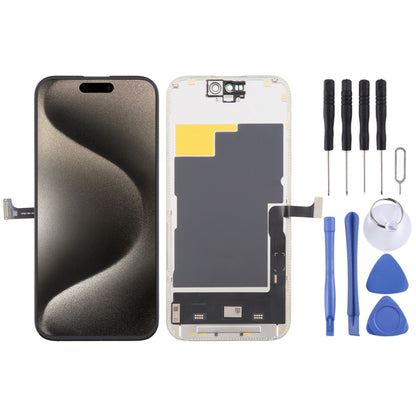 For iPhone 15 Pro DD Soft OLED Screen, Remove IC Need Professional Repair - LCD Related Parts by buy2fix | Online Shopping UK | buy2fix