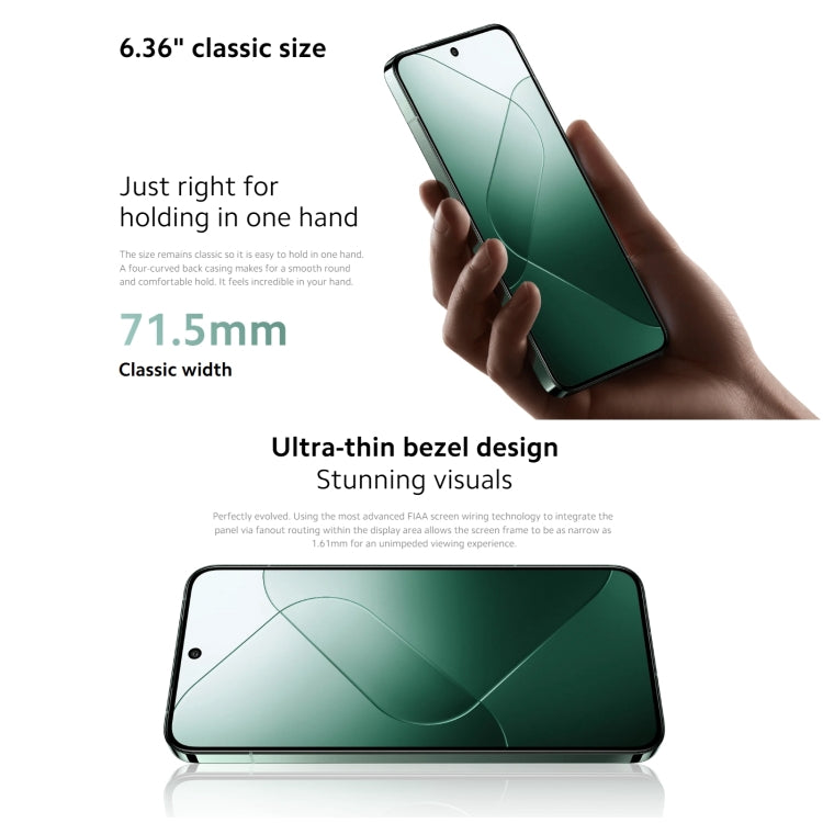 [HK Warehouse] Xiaomi 14 5G Global, 12GB+512GB, 6.36 inch Xiaomi HyperOS Snapdragon 8 Gen 3 Octa Core 3.3GHz, Network: 5G(Green) - Xiaomi Redmi by Xiaomi | Online Shopping UK | buy2fix