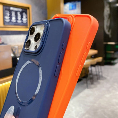 For iPhone 15 Plus Magsafe All-inclusive TPU Phone Case(Orange) - iPhone 15 Plus Cases by buy2fix | Online Shopping UK | buy2fix