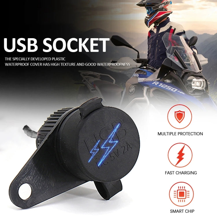 For BMW R1200GS / R1250GS Motorcycle USB Charger Socket - Battery Charger by buy2fix | Online Shopping UK | buy2fix