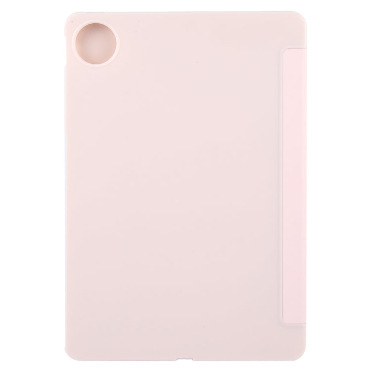 For Huawei MatePad Pro 11 2022/2024 Tri-fold Silicone Leather Tablet Case(Pink) - Huawei by buy2fix | Online Shopping UK | buy2fix