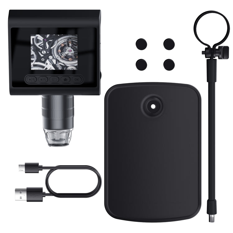 P190 1000X Desktop HD Digital Microscope with 2.4 inch Screen - Digital Microscope by buy2fix | Online Shopping UK | buy2fix