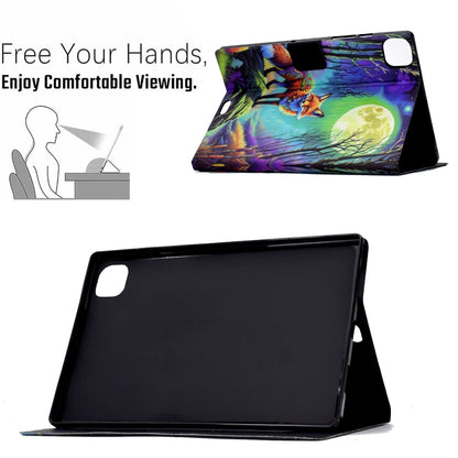 For iPad Pro 11 2024 Voltage Painted Smart Leather Tablet Case(Moonlight Fox) - iPad Pro 11 2024 Cases by buy2fix | Online Shopping UK | buy2fix