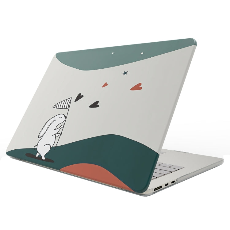 For MacBook Air 13.6 M2 A2681 / M3 A3113 UV Printed Pattern Laptop Frosted Protective Case(DDC-114) - MacBook Air Cases by buy2fix | Online Shopping UK | buy2fix