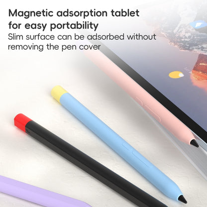 For Xiaomi Focus Pen III Stylus Pen Contrast Color Silicone Protective Case(Grey) - Pencil Accessories by buy2fix | Online Shopping UK | buy2fix