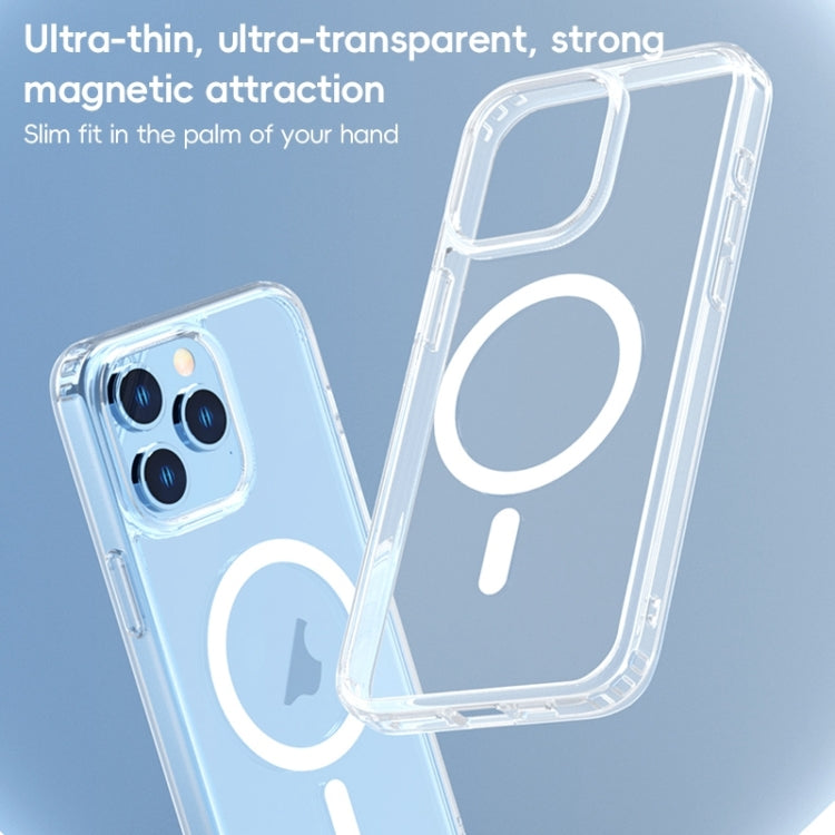 For iPhone 15 ZGA Magsafe Clear PC Hybrid TPU Phone Case(Transparent) - iPhone 15 Cases by ZGA | Online Shopping UK | buy2fix