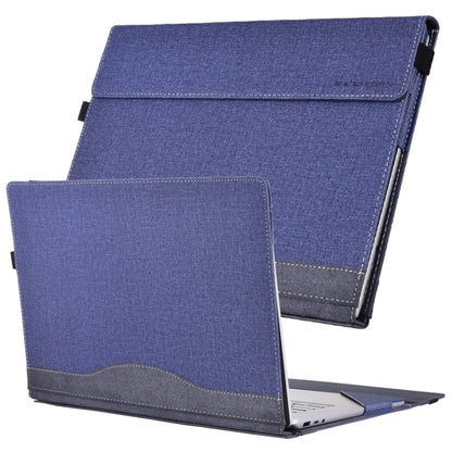 For Lenovo ThinkPad X1 Carbon Gen 10 Cloth Texture Laptop Leather Protective Case(Deep Blue) - Other by buy2fix | Online Shopping UK | buy2fix