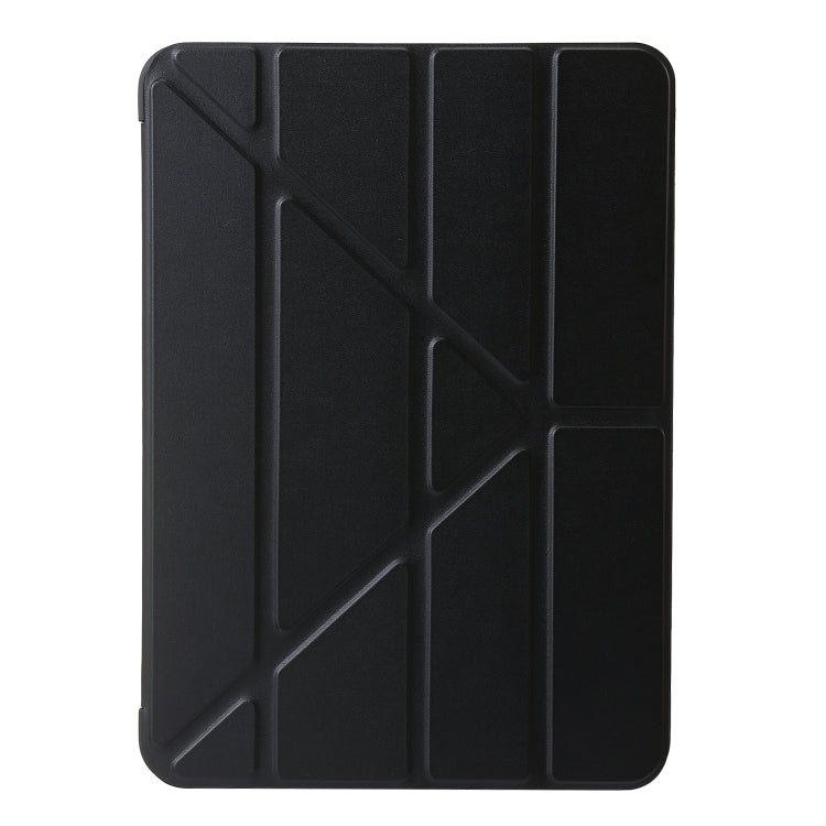 For iPad Pro 11 2024 TPU Deformation Flip Leather Tablet Case with Holder(Black) - iPad Pro 11 2024 Cases by buy2fix | Online Shopping UK | buy2fix