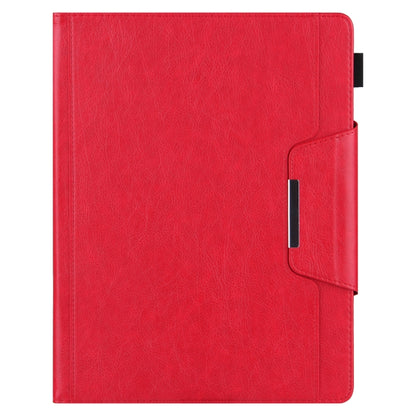 For iPad Pro 13 2024 Solid Color Metal Buckle Leather Smart Tablet Case(Red) - iPad Pro 13 2024 Cases by buy2fix | Online Shopping UK | buy2fix