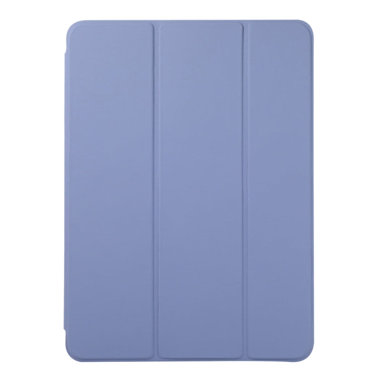 For iPad Air 11 2024 Double-sided Clip Non-buckle Magnetic PU Smart Tablet Case(Purple) - iPad Air 11 2024 Cases by buy2fix | Online Shopping UK | buy2fix