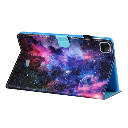 For iPad Pro 11 2024 Coloured Drawing Stitching Smart Leather Tablet Case(Starry Sky) - iPad Pro 11 2024 Cases by buy2fix | Online Shopping UK | buy2fix