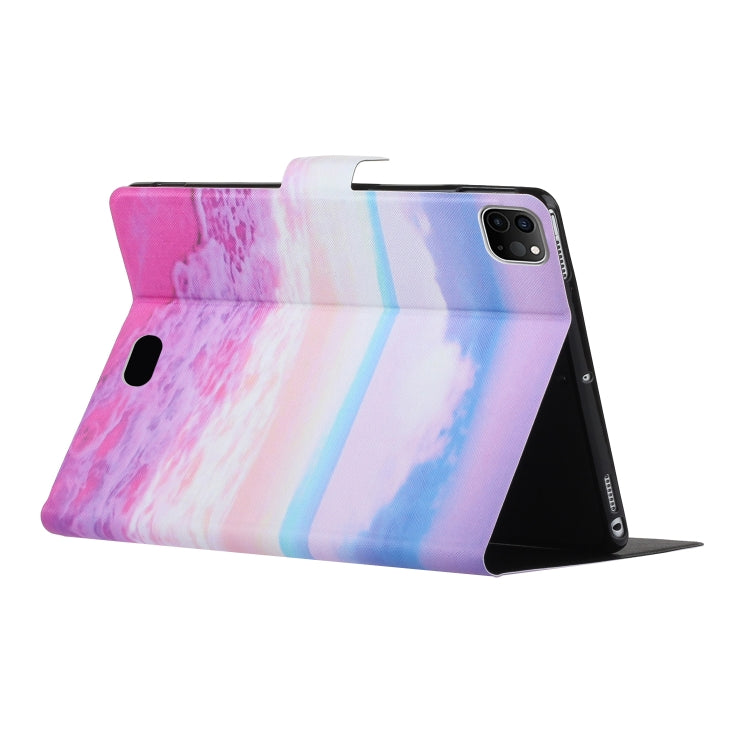 For iPad Pro 11 2024 Voltage Coloured Drawing Smart Leather Tablet Case(Marble) - iPad Pro 11 2024 Cases by buy2fix | Online Shopping UK | buy2fix