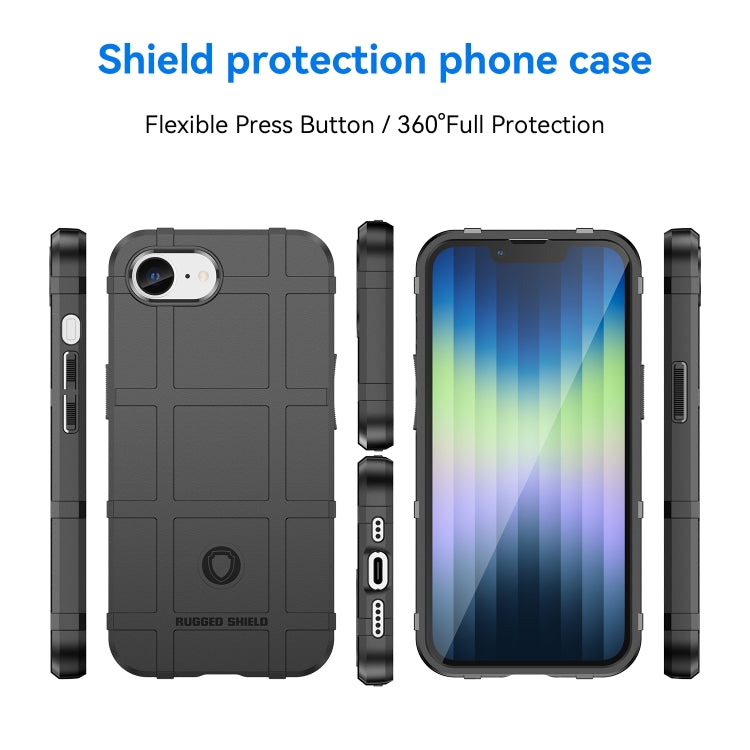 For iPhone SE 2024 Full Coverage Shockproof TPU Phone Case(Black) - More iPhone Cases by buy2fix | Online Shopping UK | buy2fix