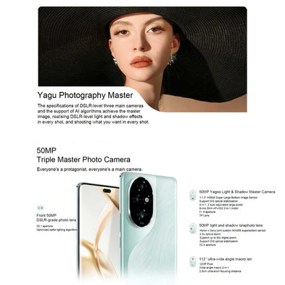 Honor 200 Pro, 12GB+512GB, Screen Fingerprint Identification, 6.78 inch MagicOS 8.0 Snapdragon 8s Gen 3 Octa Core, Network: 5G, NFC, OTG(Silver White) - Honor by Huawei | Online Shopping UK | buy2fix