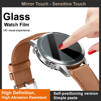 For Samsung Galaxy Watch4 44mm IMAK Tempered Glass Watch Protective Film Self-contained Positioning Version - Screen Protector by imak | Online Shopping UK | buy2fix