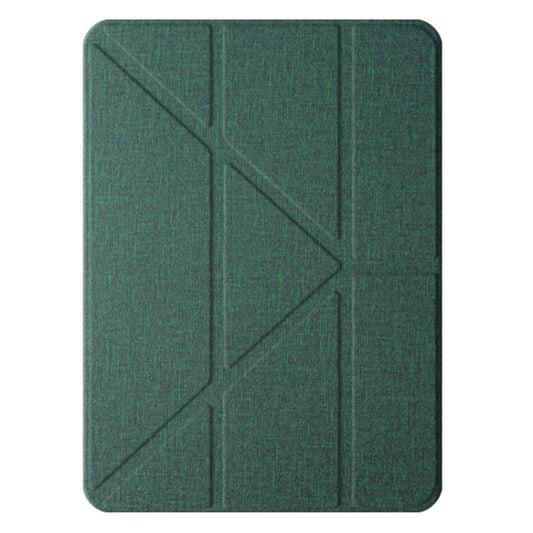 For iPad Air 11 2025 / 2024 Mutural Multi-fold Smart Leather Tablet Case(Green) - iPad Air 11 2025 / 2024 Cases by Mutural | Online Shopping UK | buy2fix