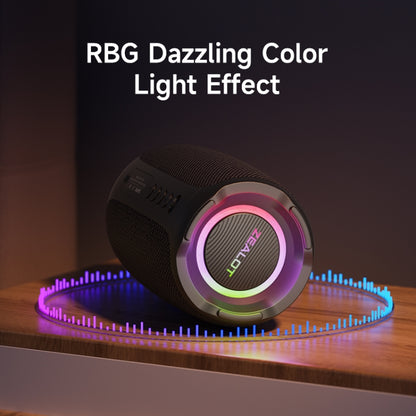 Zealot S61M RGB Rhythmic Light Karaoke Wireless Speaker, Style:Single Mic(Black) - Desktop Speaker by ZEALOT | Online Shopping UK | buy2fix