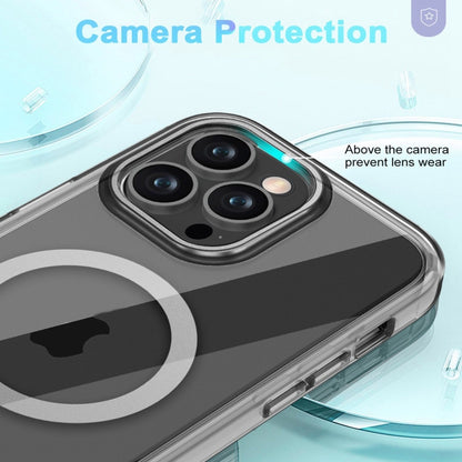 For iPhone 13 Pro Colorful MagSafe Magnetic PC + TPU Phone Case(Grey) - iPhone 13 Pro Cases by buy2fix | Online Shopping UK | buy2fix