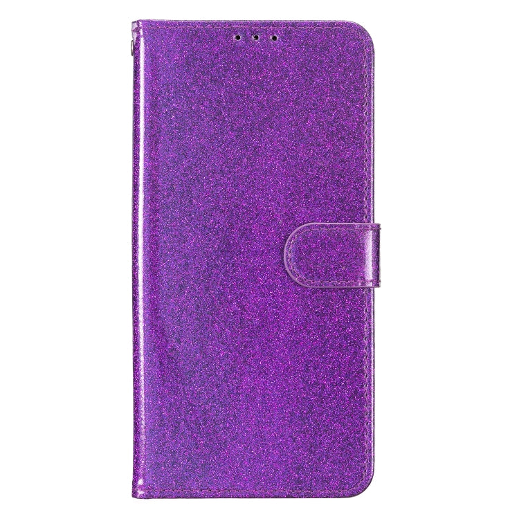 For iPhone 16 Pro Max Glitter Powder Flip Leather Phone Case(Purple) - iPhone 16 Pro Max Cases by buy2fix | Online Shopping UK | buy2fix