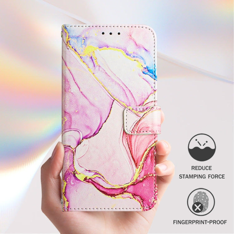 For Xiaomi Redmi K70 / K70 Pro PT003 Marble Pattern Flip Leather Phone Case(Rose Gold) - K70 Cases by buy2fix | Online Shopping UK | buy2fix