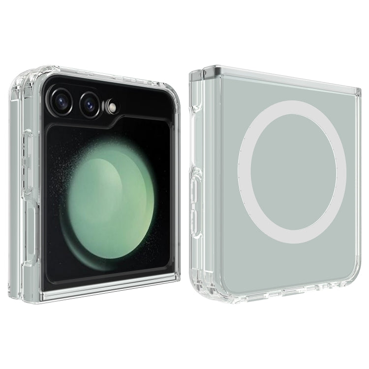 For Samsung Galaxy Z Flip6 Scratchproof PC Transparent MagSafe Phone Case - Galaxy Z Flip6 5G Cases by buy2fix | Online Shopping UK | buy2fix