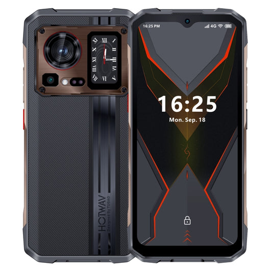 HOTWAV Cyber 15, 12GB+256GB, IP68/IP69K Rugged Phone, 6280mAh, 6.6 inch Android 13 MediaTek MT6789 Helio G99 Octa Core, Network: 4G, NFC, OTG(Brone Gold) - Other by HOTWAV | Online Shopping UK | buy2fix