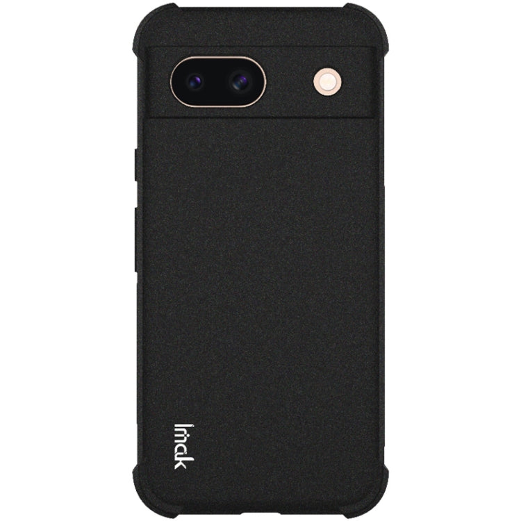 For Google Pixel 8a imak Shockproof Airbag TPU Phone Case(Matte Black) - Google Cases by imak | Online Shopping UK | buy2fix