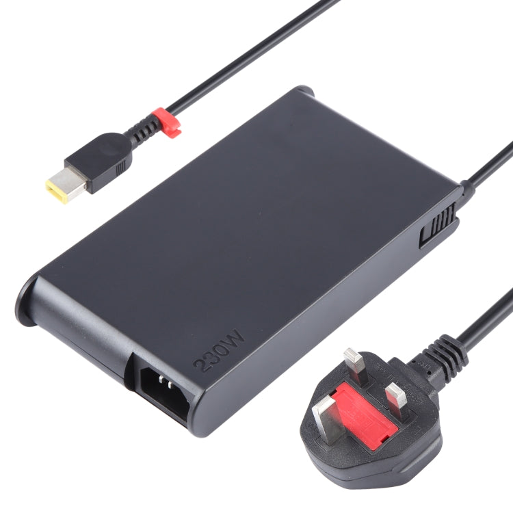 230W 20V 11.5A Laptop Notebook Power Adapter For Lenovo Big Square USB, Plug:UK Plug - For Lenovo by buy2fix | Online Shopping UK | buy2fix