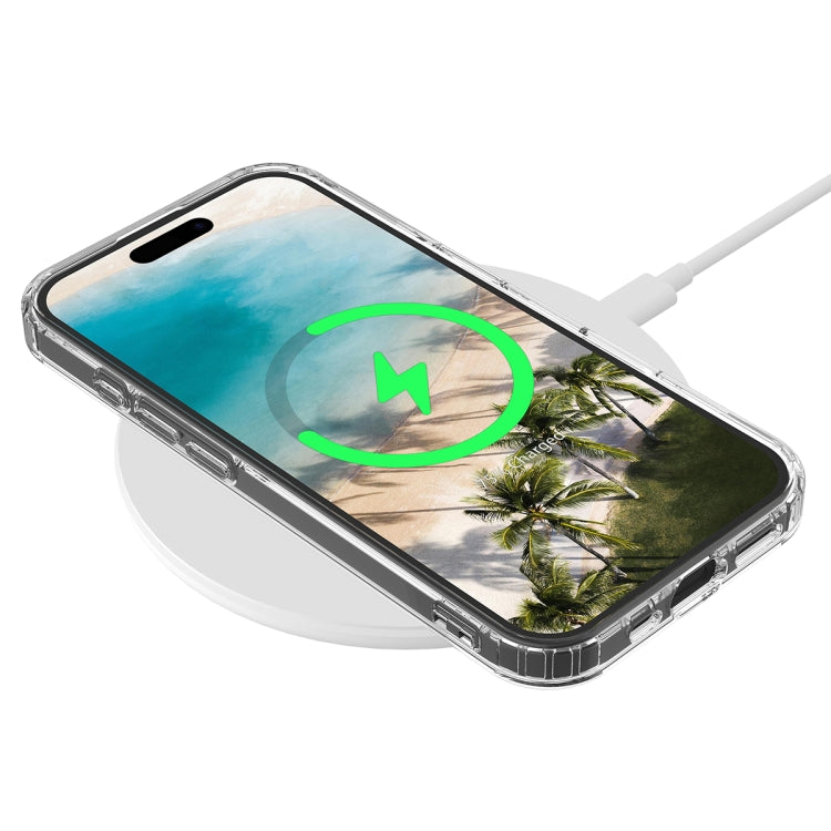 For iPhone 16 Plus MagSafe Clear Acrylic PC Hybrid TPU Phone Case(Transparent) - iPhone 16 Plus Cases by buy2fix | Online Shopping UK | buy2fix