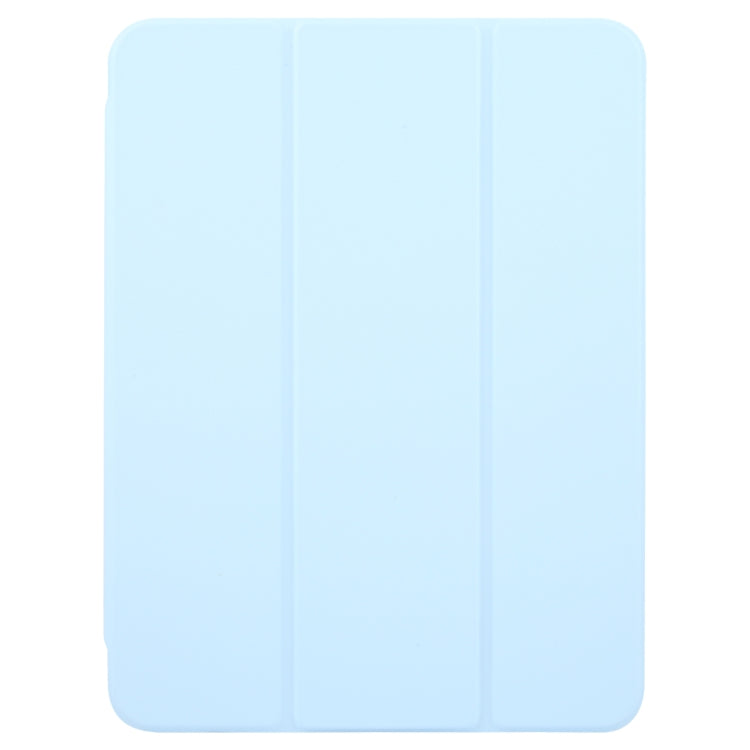 For iPad Pro 11 2024 GEBEI Acrylic TPU 3-folding Rotating Smart Tablet Leather Case withh Pen Slot(Sky Blue) - iPad Pro 11 2024 Cases by GEBEI | Online Shopping UK | buy2fix