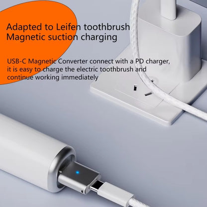 For Laifen Electric Toothbrush Magnetic Charging Adapter(8 Pin Female to Side Bend) - Toothbrushes by buy2fix | Online Shopping UK | buy2fix