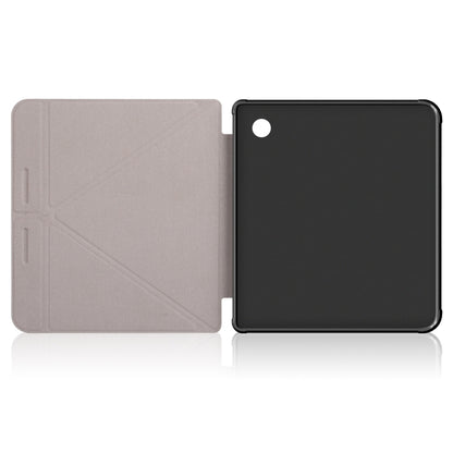 For Kobo Libra Colour 2024 Solid Color Deformation TPU Leather Smart Tablet Case(Apricot) - Others by buy2fix | Online Shopping UK | buy2fix