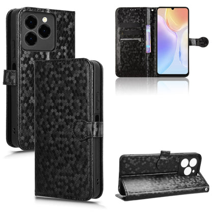 For Ulefone Note 20 Pro Honeycomb Dot Texture Leather Phone Case(Black) - Ulefone Cases by buy2fix | Online Shopping UK | buy2fix