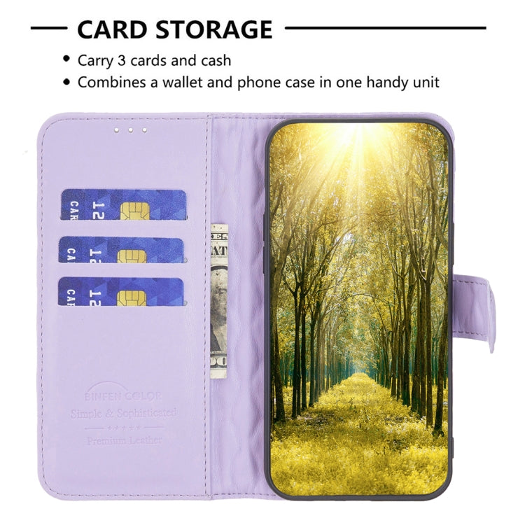 For Samsung Galaxy S25 5G Diamond Lattice Wallet Flip Leather Phone Case(Purple) - Galaxy S25 5G Cases by buy2fix | Online Shopping UK | buy2fix